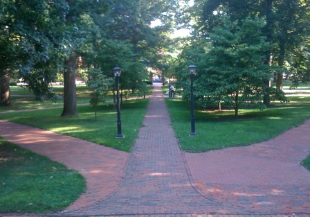 Ohio University's campus green
